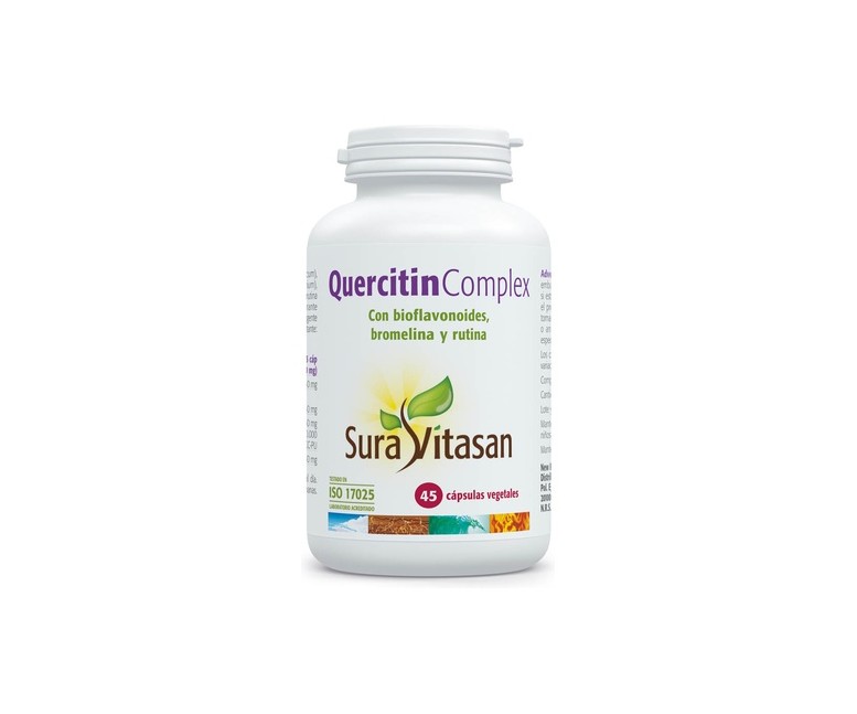 Quercitin complex 45 cápsulas de 600mg Sura Vitasan