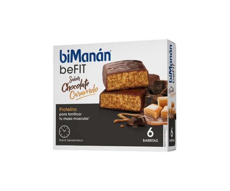 Barrita de Chocolate y Caramelo (Método Pro) 6 barritas de 27g biManán