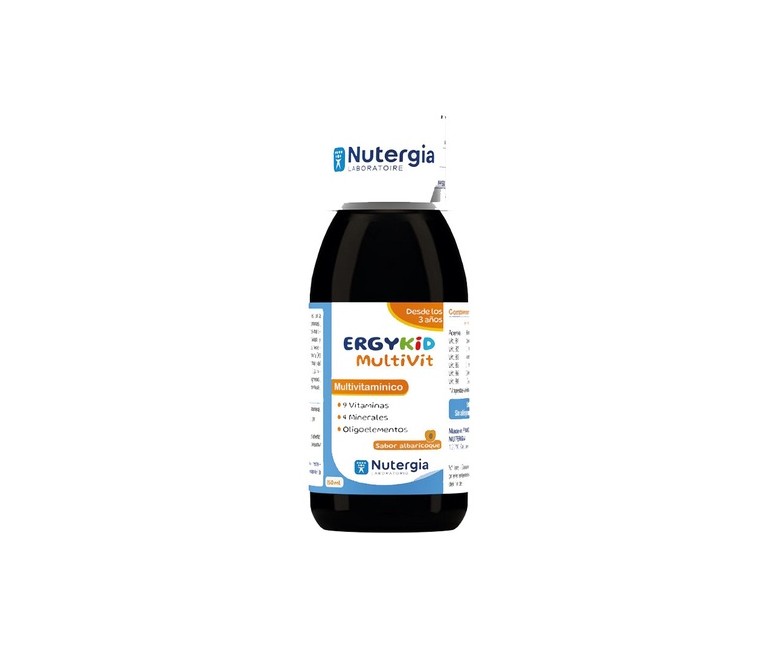Ergykid Multivit 150 ml (Albaricoque) Nutergia