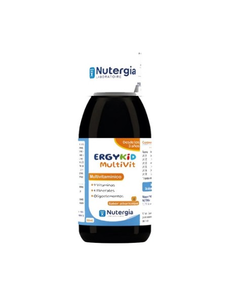 Ergykid Multivit 150 ml (Albaricoque) Nutergia