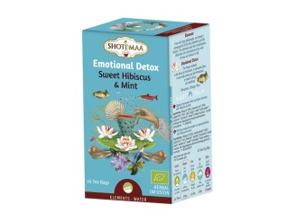 Infusión de hibisco dulce y menta