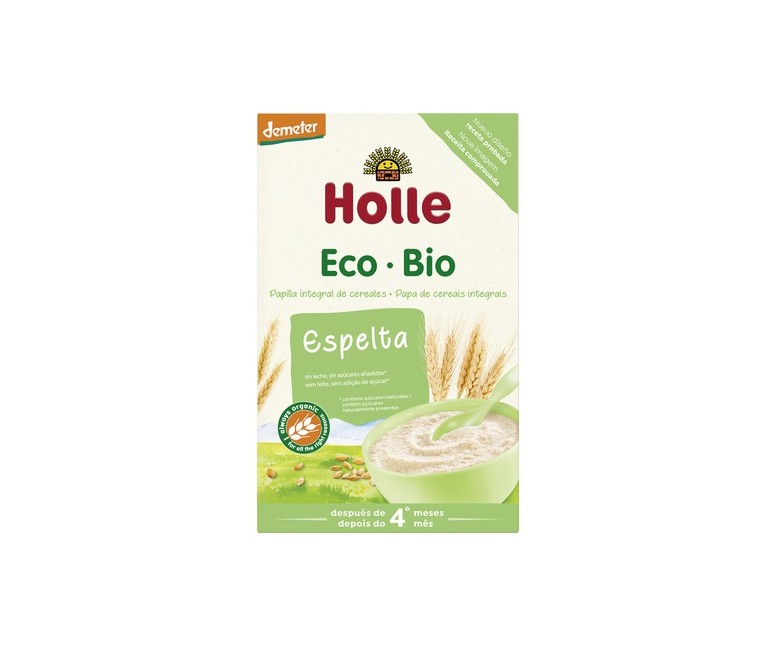 Papilla de espelta Bio 4m+ 250 g de polvo Holle