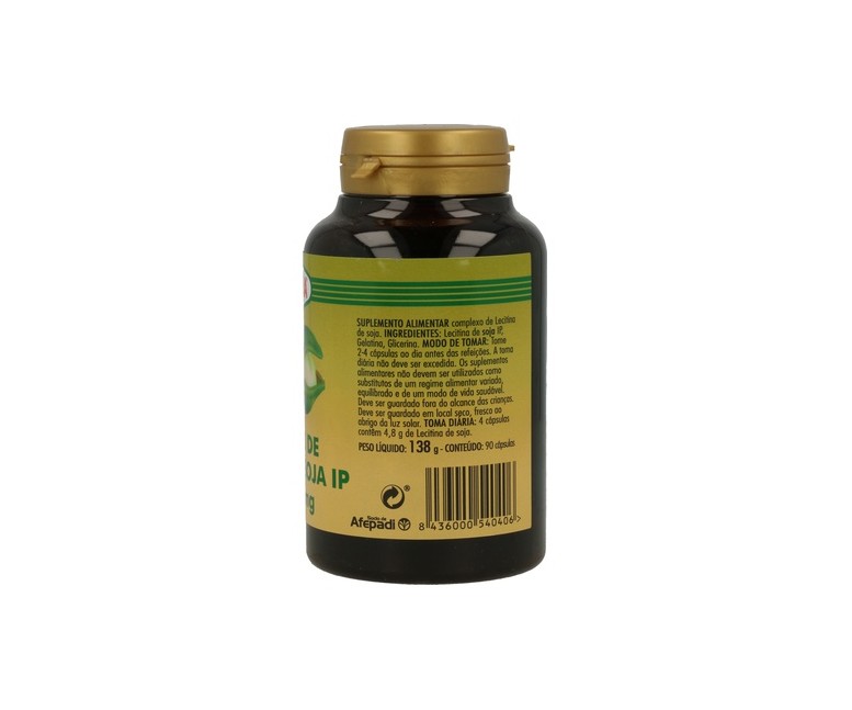 Lecitina de Soja 90 perlas de 1200mg Integralia