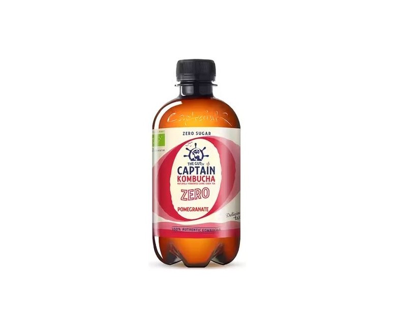 Kombucha zero granada Bio 400 ml Captain Kombucha