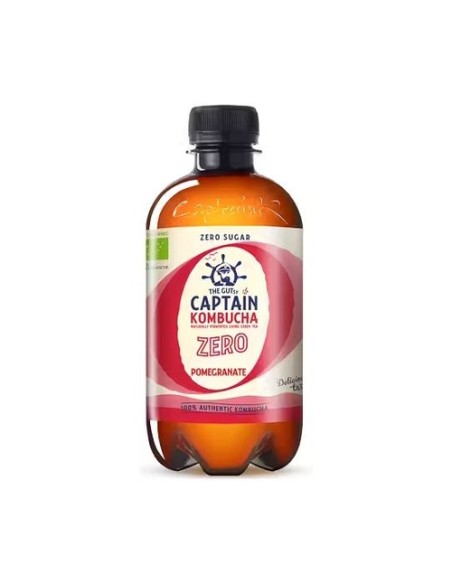 Kombucha zero granada Bio 400 ml Captain Kombucha