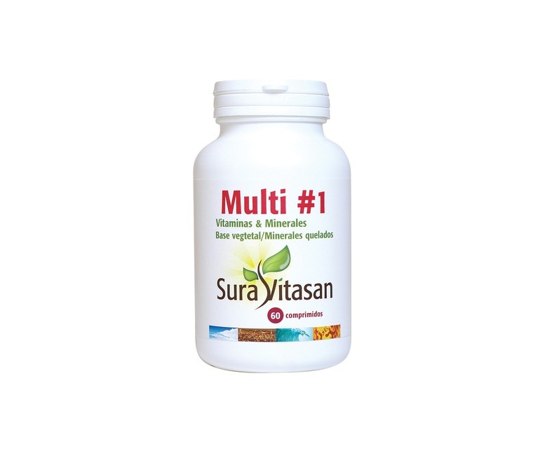 Multi 1 Vitaminas y Minerales 60 comprimidos Sura Vitasan