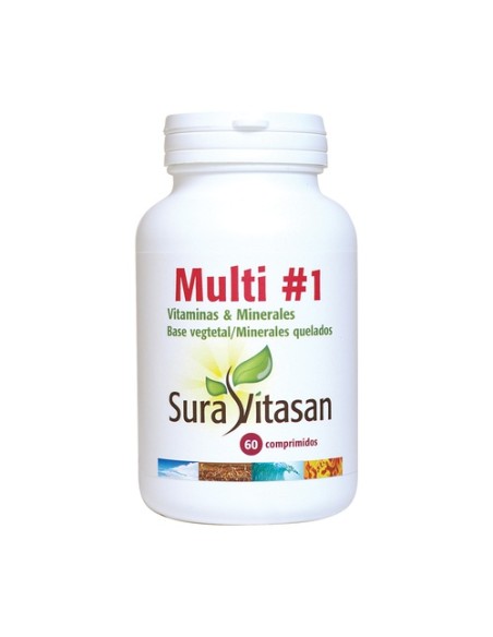 Multi 1 Vitaminas y Minerales 60 comprimidos Sura Vitasan