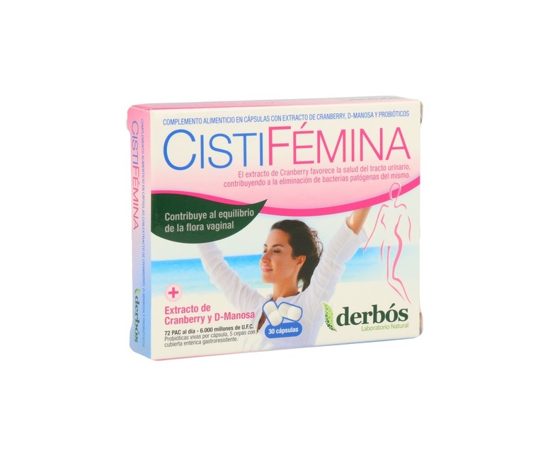 Cistifemina 30 cápsulas de 530mg Derbós