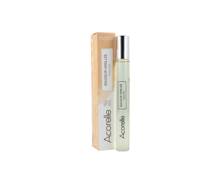 Eau de parfum roll-on douceur vanillée (fragancia vainilla) 10 ml (Vainilla - Ylang-Ylang) Acorelle