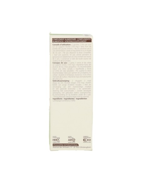 Citronela De Java Aceite Esencial 10 ml de aceite esencial Pranarom