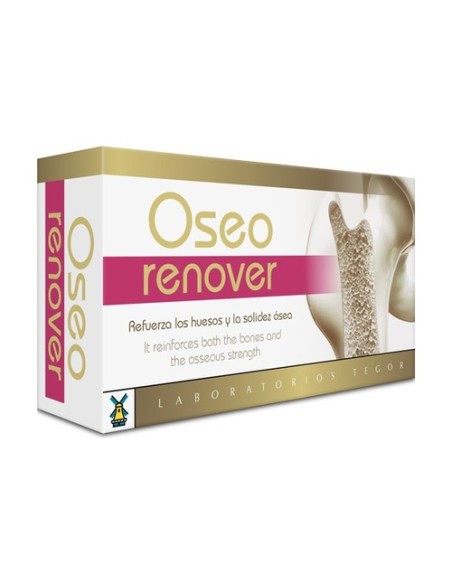 Oseo renover mantenimiento de los huesos 30 cápsulas Tegor