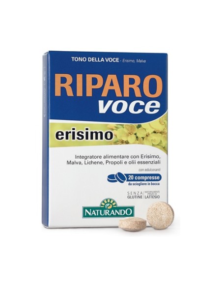 Riparo voce erisimo tono de la voz 20 comprimidos masticables Naturando