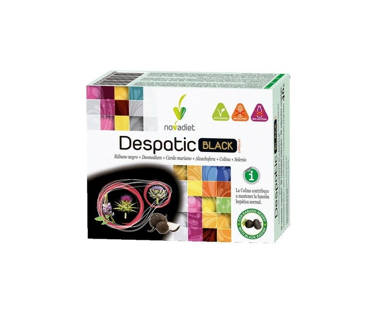 Despatic black función hepática 60 cápsulas Nova Diet