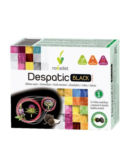 Despatic black función hepática 60 cápsulas Nova Diet