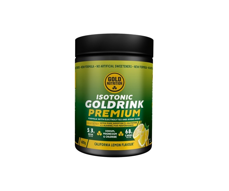 Gold drink premium limón 600 g de polvo (Limón) Gold Nutrition
