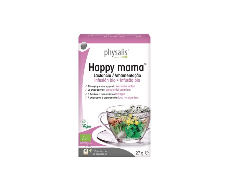 Infusión Happy Mama Bio 20 bolsitas infusoras Physalis