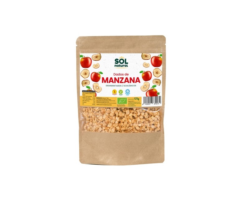 Dados manzana Bio 125 g Sol Natural