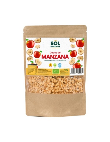 Dados manzana Bio 125 g Sol Natural