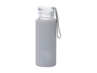 Botella Bbo de borosilicato gris 330 ml