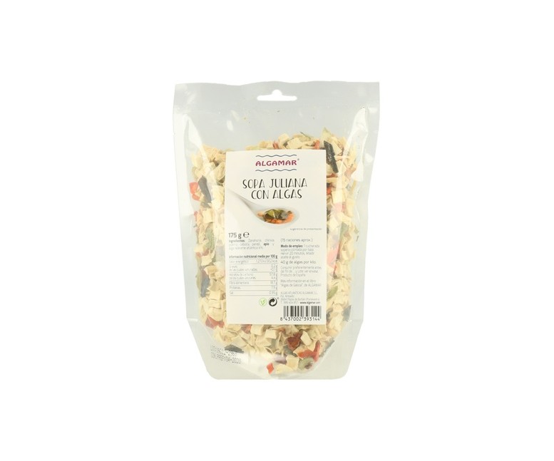 Sopa Juliana con Algas 175 g Algamar