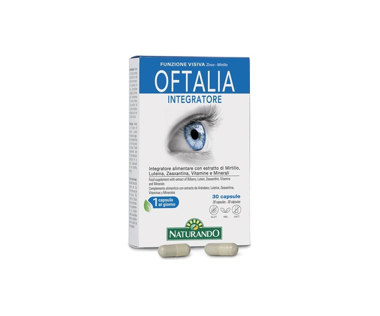 Oftalia bienestar de la vista 30 cápsulas vegetales Naturando