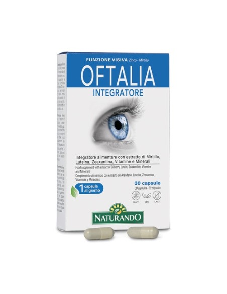 Oftalia bienestar de la vista 30 cápsulas vegetales Naturando