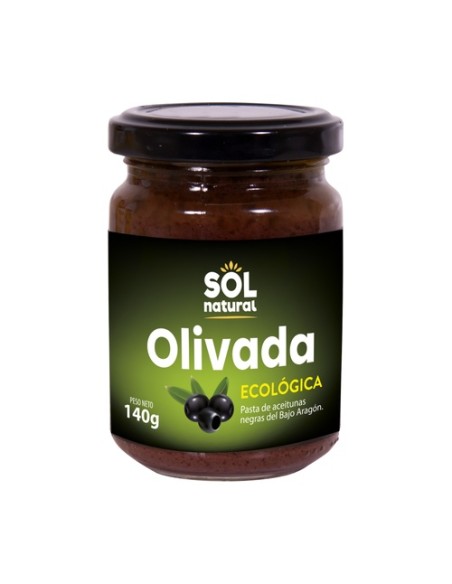 Olivada negra Bajo Aragón Bio 140 g Sol Natural