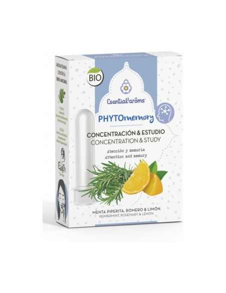 Phyto Memory 5 ml + Stick Inhaladores 5 ml + 2 stick Esential Aroms