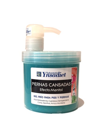 Gel frío piernas cansadas (efecto mentol) 500 ml Ynsadiet