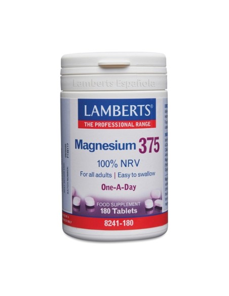 Magnesio 375 180 cápsulas Lamberts
