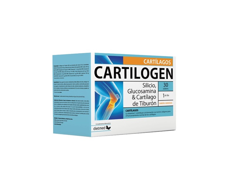 Cartilogen 30 sobres de 12.5g (Naranja) Dietmed