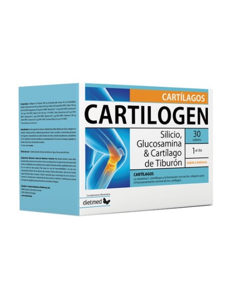 Cartilogen 30 sobres de 12.5g (Naranja) Dietmed