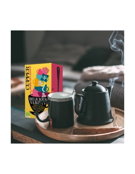 Pack delicioso infusión Bio 20 bolsitas infusoras Cupper
