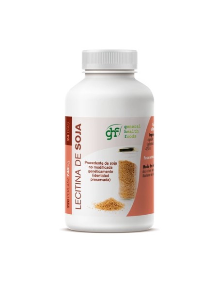 Lecitina de soja 740 mg 220 perlas de 740mg GHF