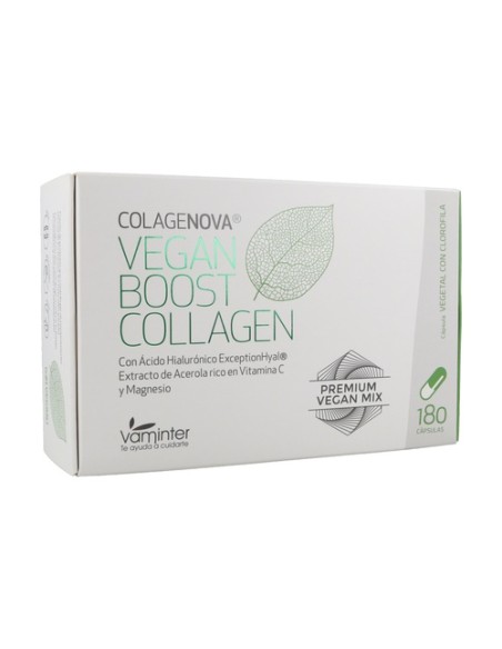 Colagenova vegan boost colágeno vegetal 180 cápsulas Vaminter