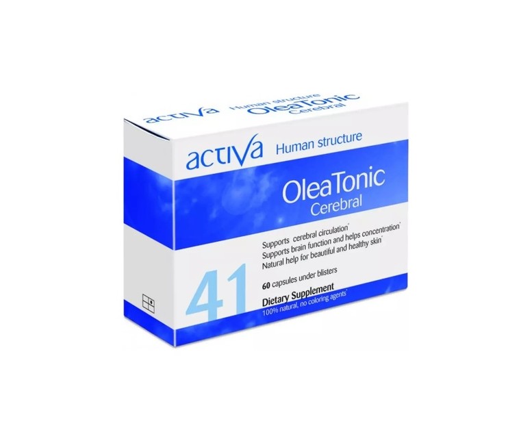 Oleatonic cerebral 60 cápsulas vegetales Activa