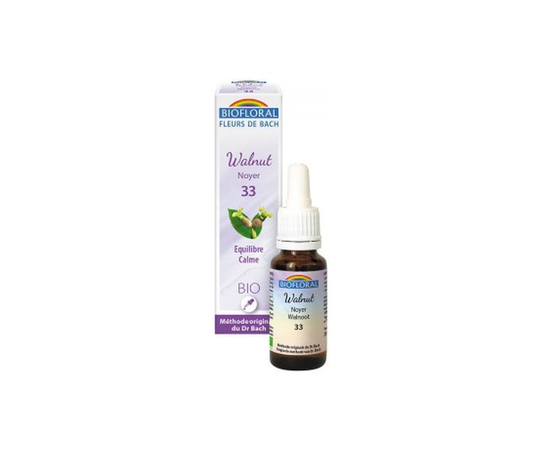 Nuez orgánica 20 ml de elixir floral Biofloral