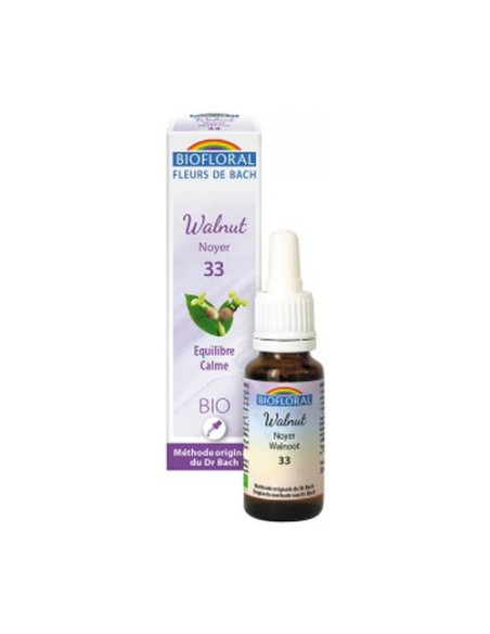 Nuez orgánica 20 ml de elixir floral Biofloral