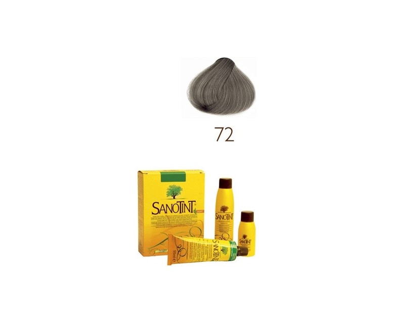 Tinte Sensitive 72 Castaño Claro Ceniza 125 ml (Castaño claro) Sanotint