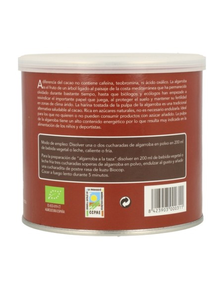Harina Algarroba Bio 250 g de polvo Biocop