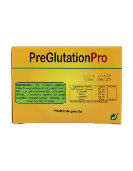 Preglutationpro 30 cápsulas vegetales de 720mg Zeus