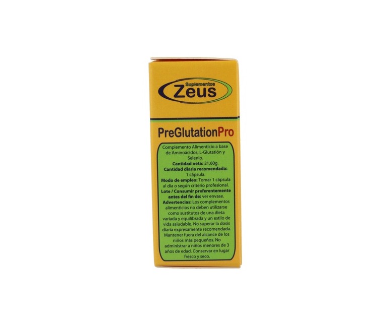 Preglutationpro 30 cápsulas vegetales de 720mg Zeus