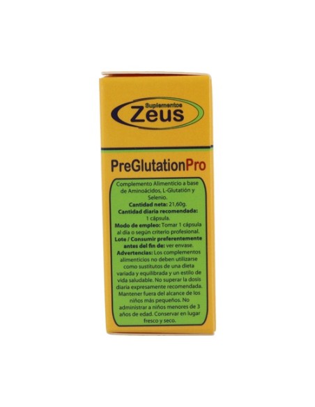 Preglutationpro 30 cápsulas vegetales de 720mg Zeus