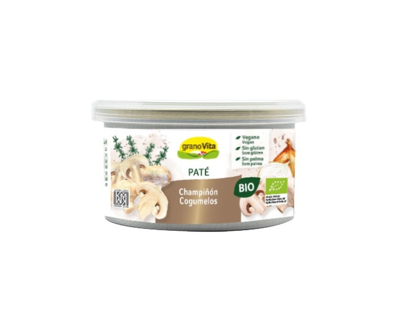 Paté vegetal con champiñón bio 125 g Granovita