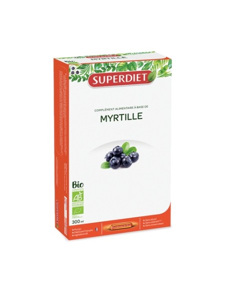 Arándano Negro Bio (Mirtilo) 20 ampollas de 15ml Superdiet