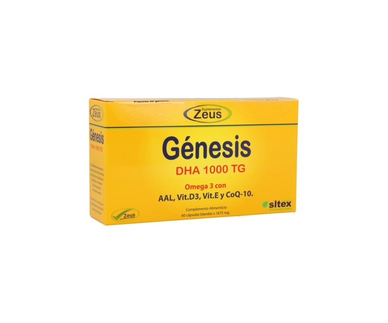 Genesis Dha Tg 1000 Omega 3 60 cápsulas Zeus
