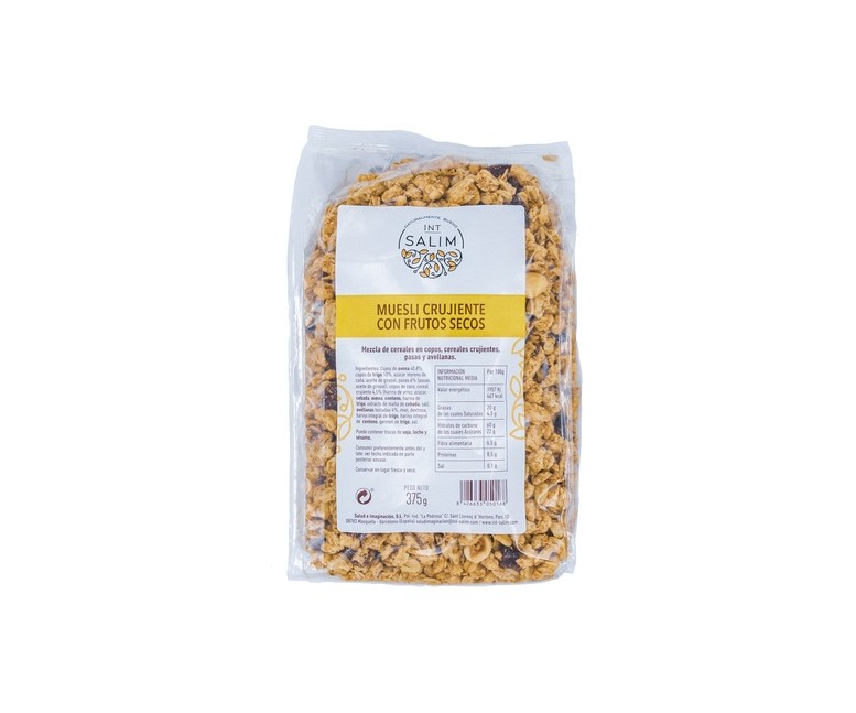 Crunchy granola frutos secos 375 g Int-Salim