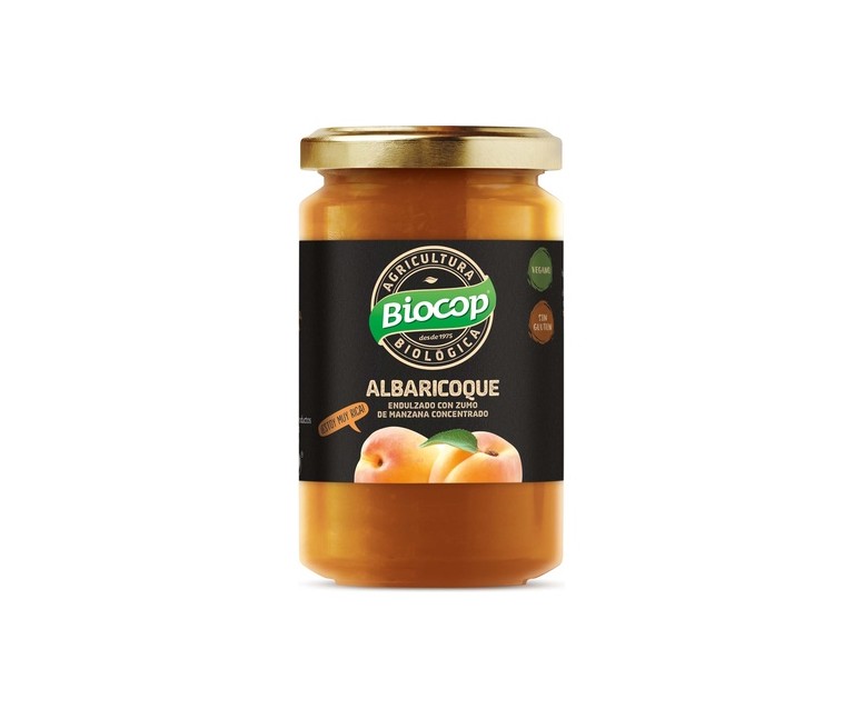 Compota de albaricoque bio sin azúcar 265 g Biocop