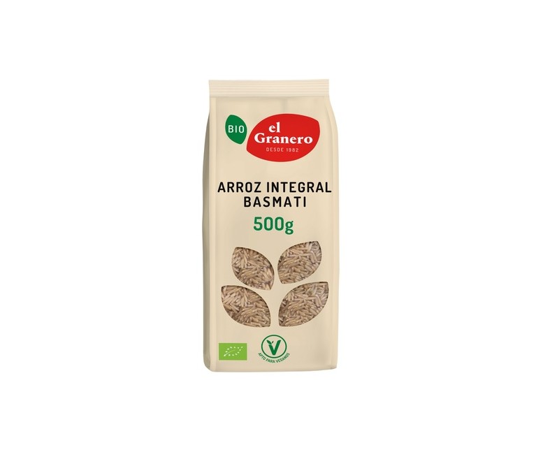 Arroz Integral Basmati Bio 500 g El Granero Integral
