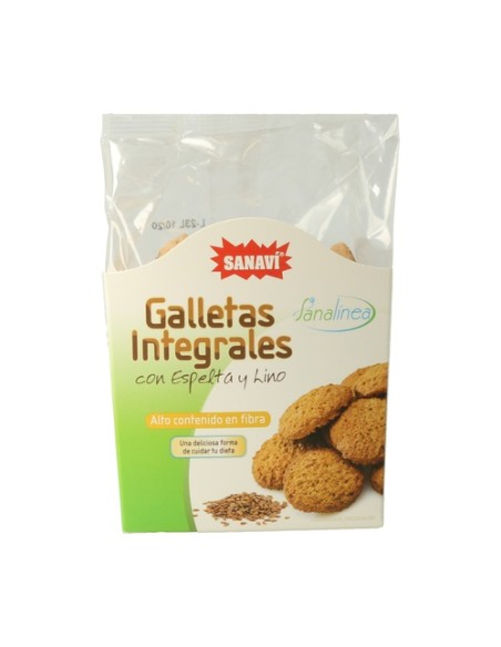Galletas Integrales Sésamo y Germen de Trígo - Sanalínea 200 g Sanavi